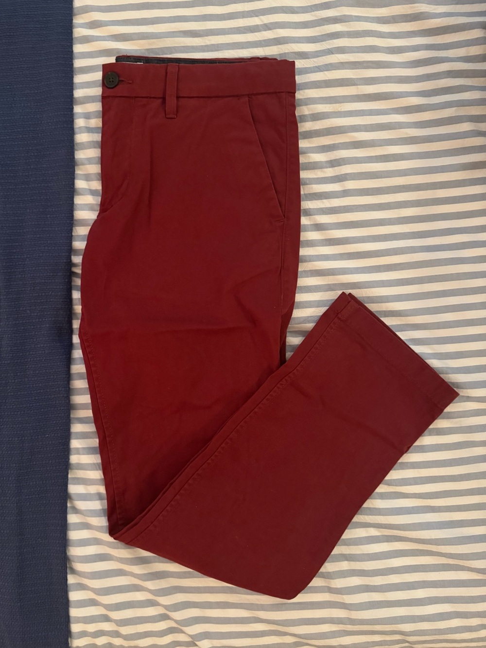 Timberland Men's Burgundy Slim Chinos